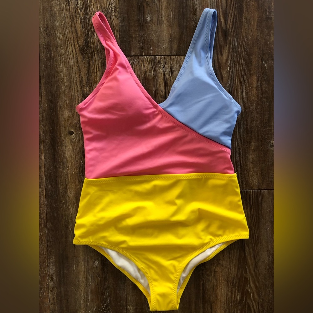 NWOT Crane | Colorblock Swimsuit